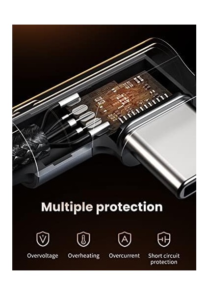 Ugreen Usb-C - Usb-C Kablo Sağ Açı, Tip C 60W Güç Dağıtımı Hızlı Şarj, 3 Xl, S10,S9, MacBook Air, iPad Pro 2018, Switch (3ft) ile Uyumlu