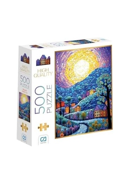 Mozaik 500 Parça 2,2mm Kalınlık 33X48CM Profesyonel Hobi Puzzle Yapboz Serisi