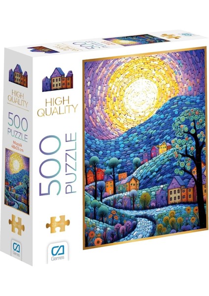 Mozaik 500 Parça 2,2mm Kalınlık 33X48CM Profesyonel Hobi Puzzle Yapboz Serisi fiyatları