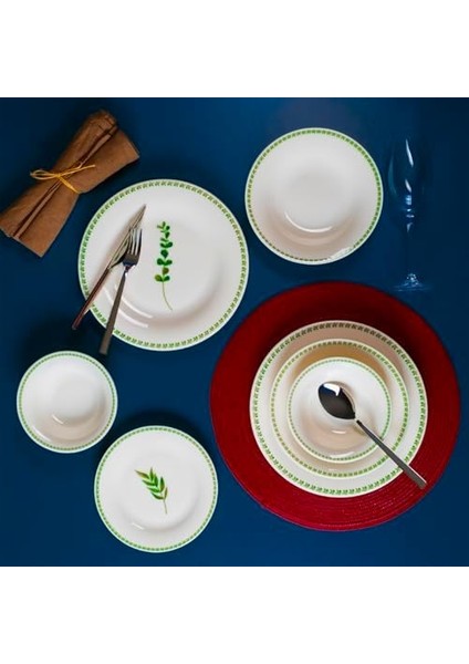 Flovia 6 Kişilik 24 Parça Yemek Takımı DB3097 modelleri