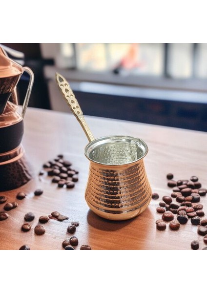 Bakır Cezve Kahve Maraş Dövmeli Bakır Cezve, Kahve Cezvesi, Kahve Pişirme Cezvesi Bakır Sütlük modelleri