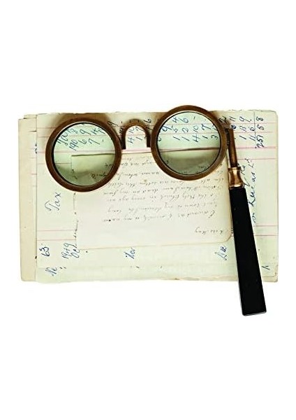 Co-Op Pirinç Çerçeveli Dekoratif Gözlük Büyüteç, Siyah fiyatları