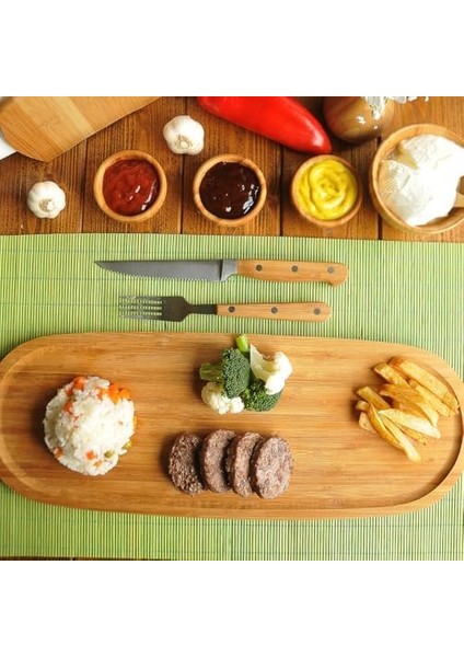 Bambum Dikdörtgen Tepsi Büyük