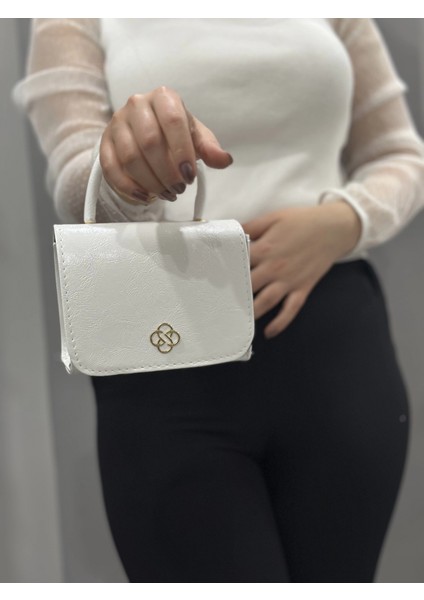 Nrzsnt Beyaz Cilt Krash Çanta (Beden: Standart)