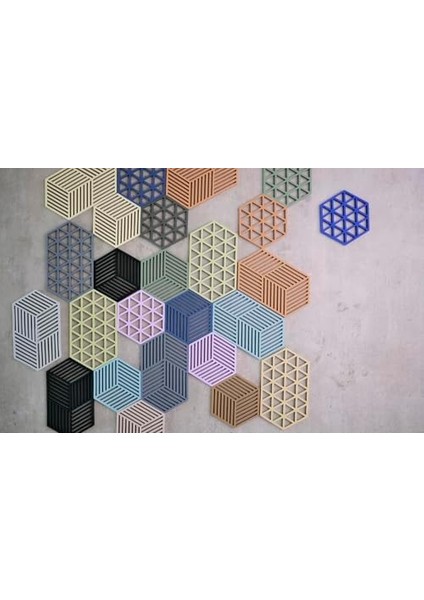 Denmark Üçgen Altlık 24 x 14 x 0,9 cm Matcha Yeşili