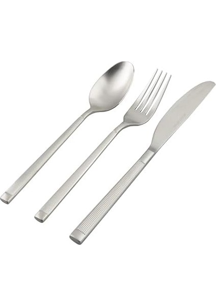 Concept 18 Parça Çatal Kaşık Bıçak Takımı Mat Gümüş