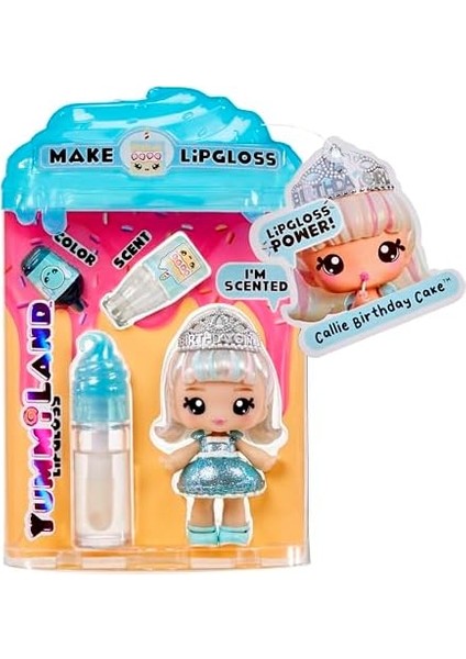 Mgae, Yummiland Callie Birthday Cake Bebeği ve Dudak Parlatıcısı, Yummiland modelleri