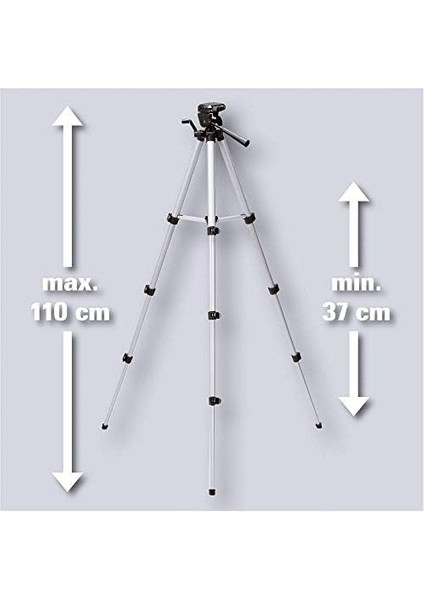 Ölçüm Cihazları Için (Ölçüm Cihazı Aksesuarları, Yüksekliği Ayarlanabilir 37 cm - 110 Cm, Çantada 37 cm Taşıma Yüksekliği, 1/4 Inç Diş) - 2270115 modelleri