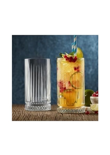 520015 4&apos;lü Bardak Meşrubat Kokteyl Limonata 445 ml EVD8693357455191