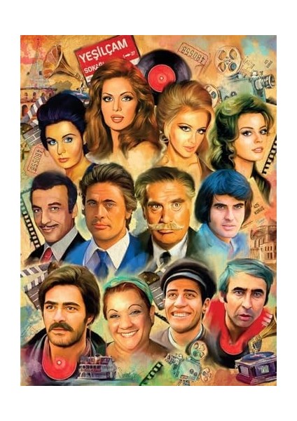 Puzzle - Yıldızları / 1000 Parça Puzzle, #1155 modelleri