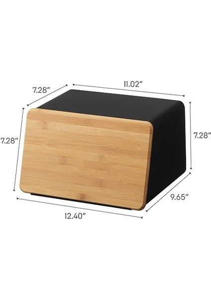 Tower Ekmek Kutusu, Paslanmaz Çelik, Siyah modelleri