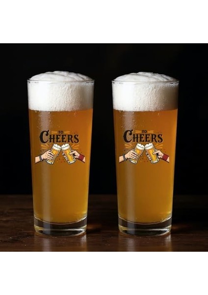 Odi Home 2 Adet Orta Boy Renkli Baskılı Cam Bardağı 400 ml fiyatları