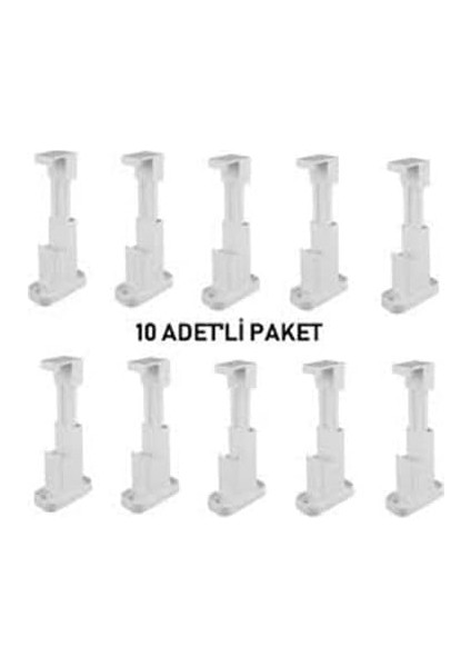 L Ayak Korniş Tutucu Montaj Ürün Aparatı 10 Adet modelleri