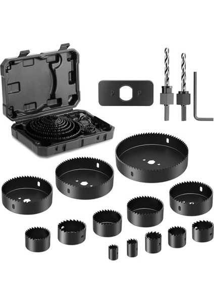 For Lıfe Delik Testere Seti, 13 Testere Bıçağı ile 19 Parça Delik Testere Seti fiyatları