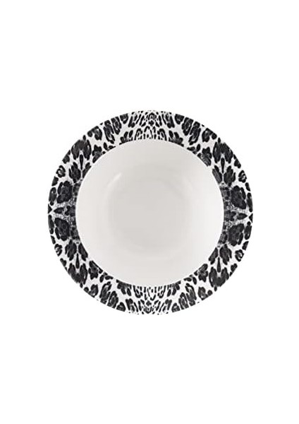 Zm Siyah Leopar 24 Parça Tabak Seti modelleri