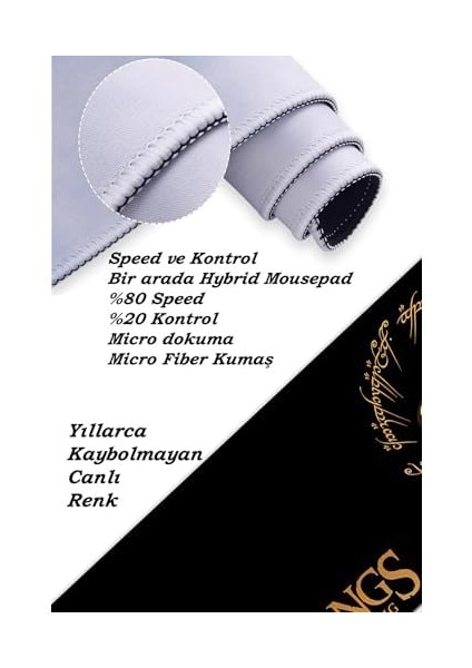 Lotr Yüzüklerin Efendisi Oyun Gaming Klavye Mouse Pad Masa Matı 70X30 cm modelleri