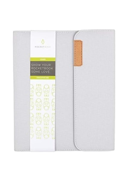 Kapsül 2.0 Folyo Kapak, Çekirdek, ve Füzyon Için -%100 Geri Dönüştürülmüş Pet Plastik, Kalem Tutucu, Manyetik Toka - Gri, Yönetici A5 modelleri