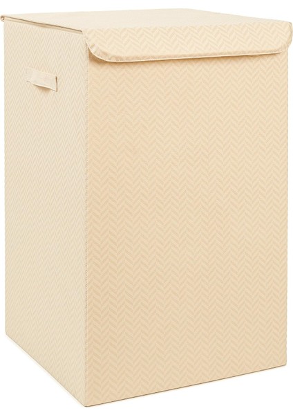 Bej Çamaşır Kutusu 36 x 36 x 56 cm