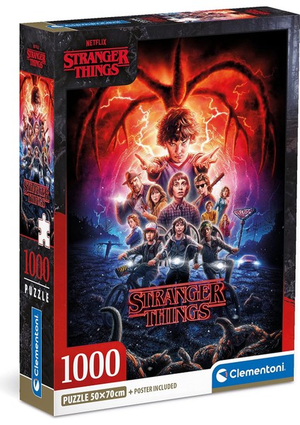 Things – 1000 Adet – Yetişkinler Için Yapboz, Netflix, Ünlü Film Yapboz, Italya&apos;da Üretilmiştir, Çok Renkli (39713)