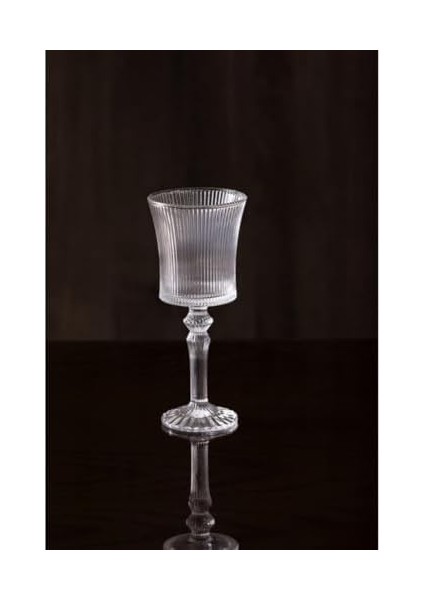 Şık Kahve Yanı Bardak Seti – Ayaklı Cam, Zarif Desenli, Özel Sunumlar Için Ideal