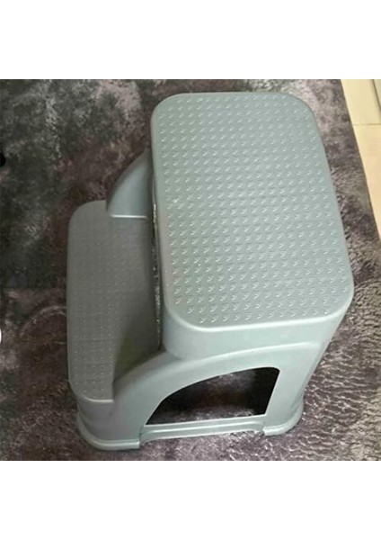 Iki Basamaklı Kaymaz Büyük Boy Tabure - 120 kg Taşıma Kapasiteli - Basamaklı Tabure - Sert Plastik fiyatları