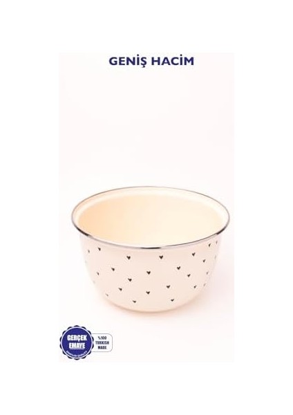 Cupid Karıştırma ve Salata Kabı 24CM 4 Litre (Ocağa Da Koyulabilir)