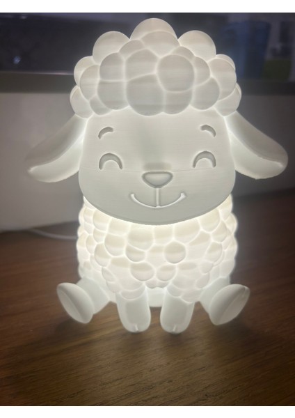 Özel Tasarım Sevimli Kuzu Koyun Gece Lambası Usb’li | Bebek Çocuk Odası Dekoratif Aydınlatma fiyatları