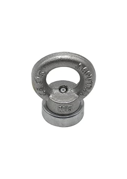 Çok Güçlü Deniz Mıknatısı - Fishing Magnet - Daimi Çelik Mıknatıs - Halkalı Pot Mıknatıs - Nikel Kaplı - Paslanmaz - Kararma Yapmaz - Tuzlu Suya Dayanıklı (Ø25 mm (15 Kg)) modelleri
