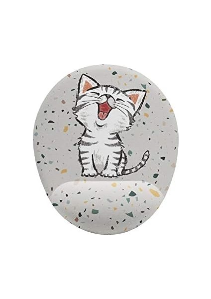 Minik Kedi Bilek Destekli Mouse Pad
