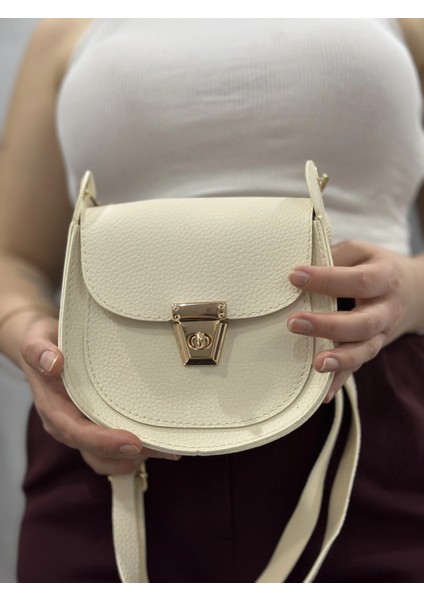 Nrzsnt Klasik Kapaklı Bej Cilt Çanta (Beden: Standart)