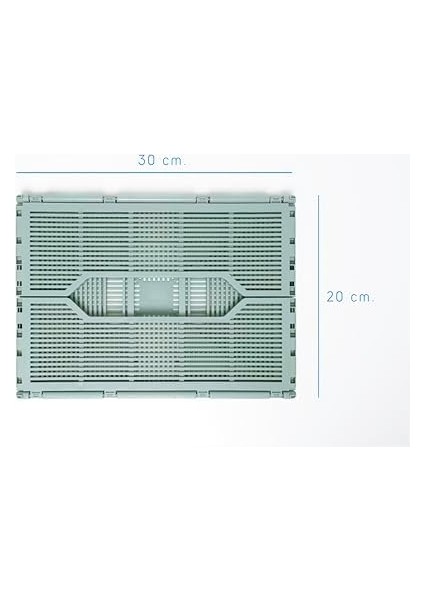 1l+2m Katlanabilir Çok Amaçlı Taşıma Kasaları Saklama Kutusu, Plastik Istiflenebilir, Yatak Odası Ofis Banyo Tuvalet Malzemeleri Kozmetik Için (Açık Yeşil) fiyatları