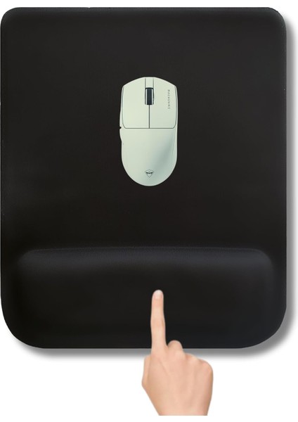 - Dörtgen Bilek Destekli Mouse Pad | Konfor, Kaymaz Taban, Ergonomik, Yumuşak, Ev,ofis (Siyah) modelleri