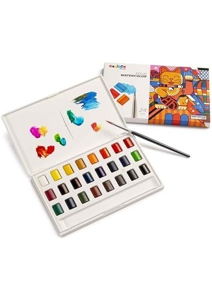 Carioca Plus Tablet Sulu Boya 24&apos;lü (Fırçali) fiyatları