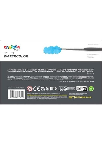 Carioca Plus Tablet Sulu Boya 24&apos;lü (Fırçali) modelleri