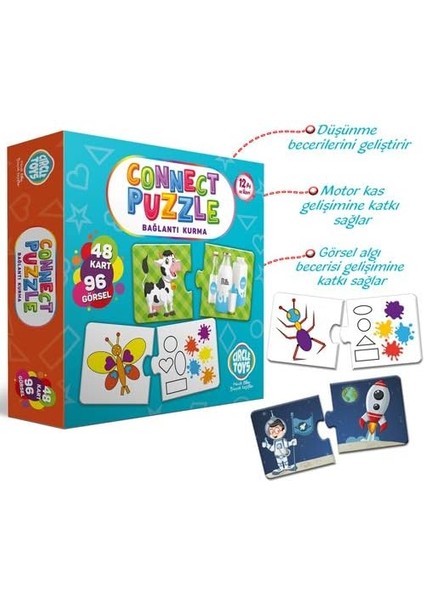 Connect Puzzle Bağlantı Kurma Kartları modelleri