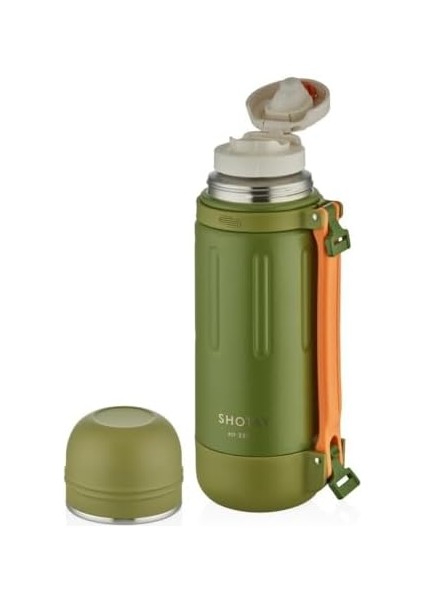 Shotay Çelik Termos Trip 1200ML Yeşil fiyatları