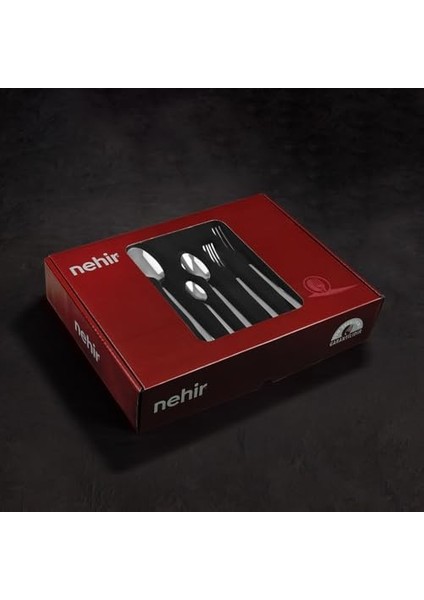 Nehir Milano 12 Kişilik 72 Parça Çatal Kaşık Bıçak Takımı modelleri