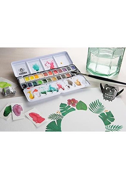 Akademie Aquarell Yarım Tablet Sulu Boya 488 Cyan fiyatları