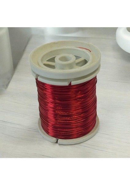 Filografi 0.30MM(30GR-50METRE) Kırmızı Renkli Filografi Teli