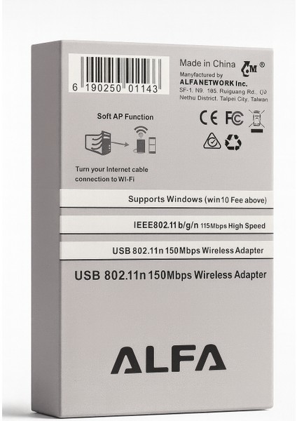 W114 150MBPS USB Wifi Adaptör – 3dbi Antenli, Yüksek Çekim Gücü fiyatları