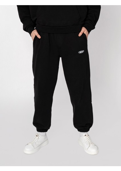 Unisex Oversize Siyah Basic Eşofman Altı fiyatları