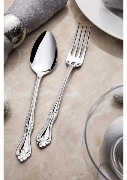 Nehir Lalezar Sade 6 Kişilik 30 Parça Çatal Kaşık Takımı fiyatları