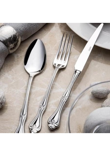 Nehir Lalezar Sade 6 Kişilik 30 Parça Çatal Kaşık Takımı modelleri