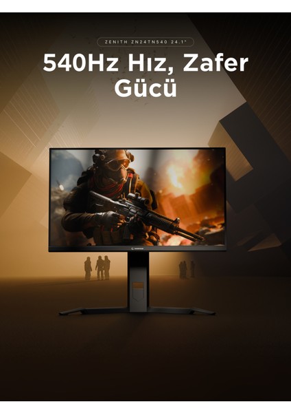 Zenıth ZN24TN540 24.1 Tn 0,2ms 540Hz Adaptive Sync HDR400 Pc Flat Oyuncu Monitörü fiyatları