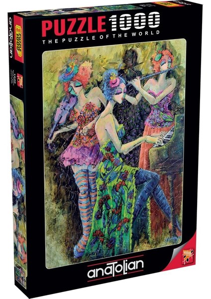 Puzzle - Renk Üçlüsü / 1000 Parça, #1046