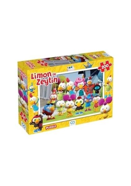 Limon ile Zeytin Lisanslı 200 Parça 33X48CM Çocuk Puzzle Yapboz Serisi fiyatları