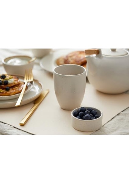 Çorba Kasesi, Toprak Çorba Kasesi, 18 cm Çapında, Krem/krem