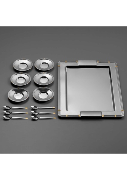 4200 Çelik Çay Seti