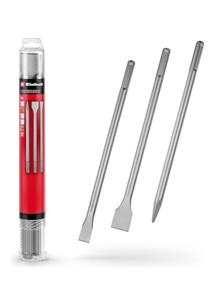 3-Parça Sds Murç Seti (Sivri, 20 mm Düz ve 40 mm Spatula, Dayanıklı 40CR Çelik) - 49190110 modelleri