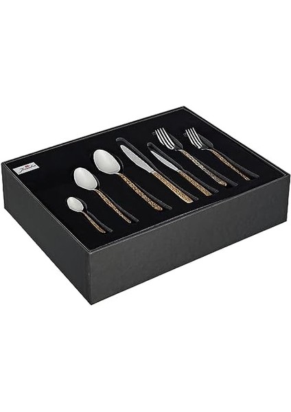 9400 12 Kişilik 84 Parça Çatal Kaşık Bıçak Seti